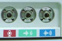 Prises Micro, Line-Out et Line-In
