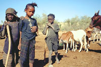 Des enfants bororos